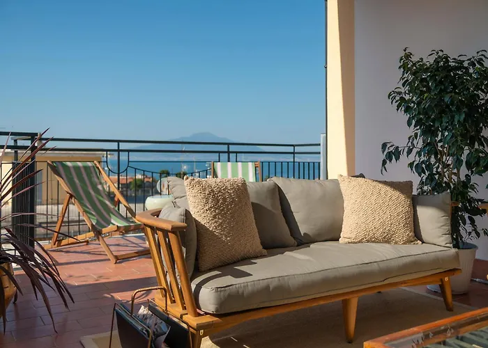 Διαμέρισμα Casa Mario With Terrace And Sea View Σορέντο